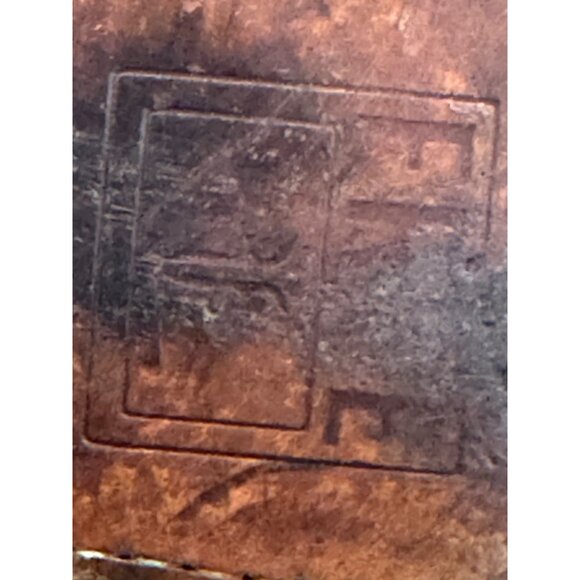 Frye Boots Paige Trapunto Women's 8 B shoes brown Leather Buckle Mid Calf 76115 - Picture 13 of 13